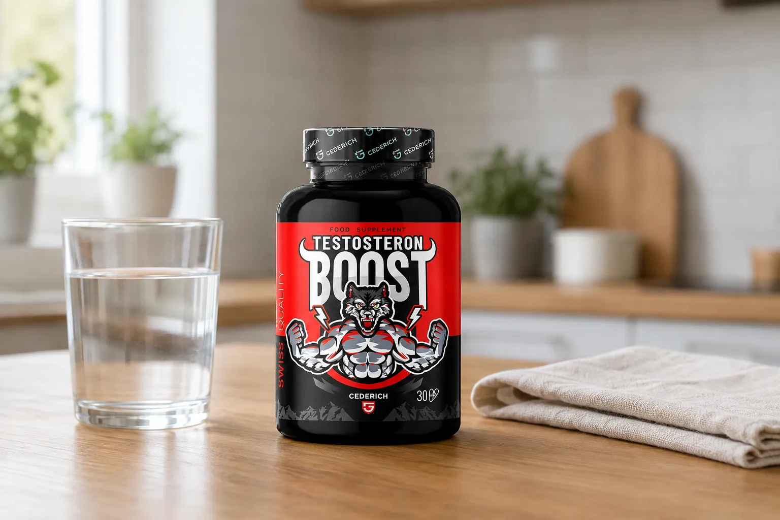 Testosteron Boost — le produit au quotidien