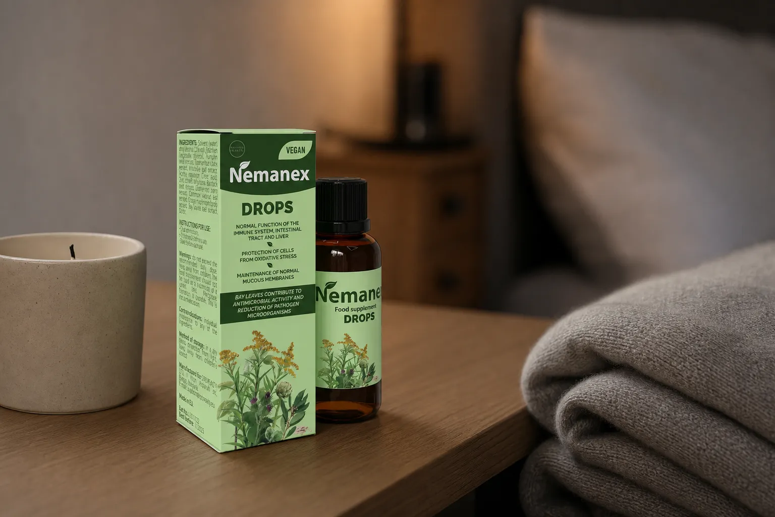 Nemanex — le produit au quotidien