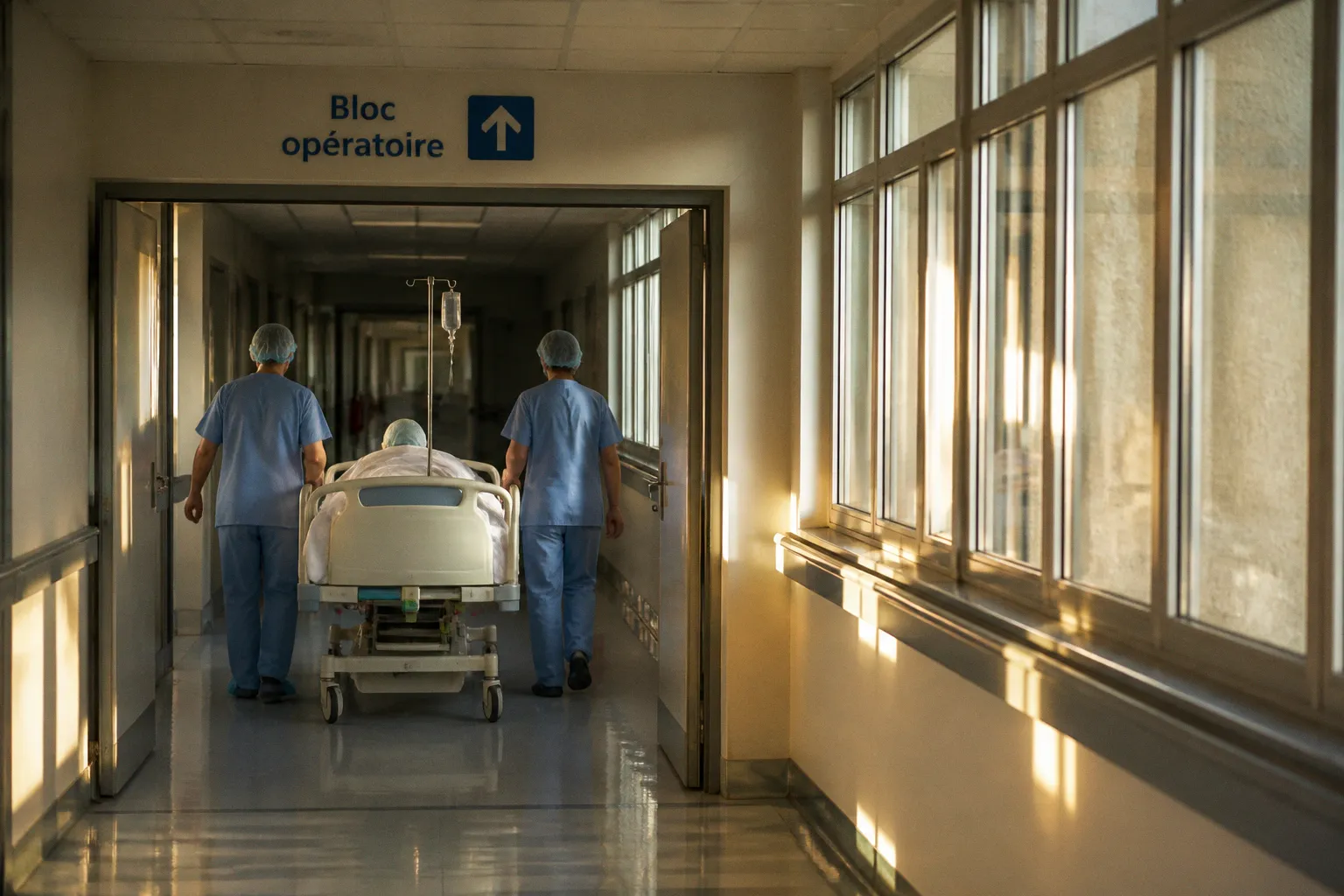 Sécuriser le transfert intrahospitalier des patients après une anesthésie générale